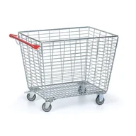 Wózki magazynowe - Wózek transportowy, drut, 960 x 655 x 760 mm - miniaturka - grafika 1