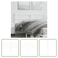 Inne meble do sypialni - The Living Store Metalowe wezgłowie - białe - 160 cm - Wezgłowie - miniaturka - grafika 1