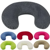 Poduszki do karmienia - poduszka minky mała, do karmienia, do siedzenia, ciążowa, zagłówek poduszka minky mała, do karmienia, do siedzenia, ciążowa, zagłówek (wzór: czerwony) - miniaturka - grafika 1