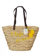 Torebki damskie - Garden Spirit Torba plażowa w kolorze beżowo-żółtym - 50 x 65 x 16 cm - miniaturka - grafika 1