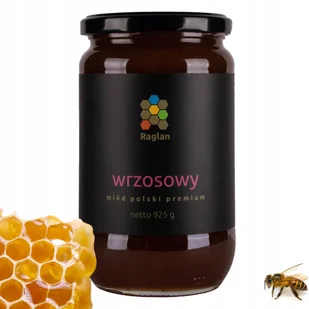 Miód Wrzosowy 925g Rok 2024 RAGLAN z Polskiej Pasieki 950 g - Miód - miniaturka - grafika 1