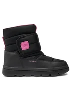 Buty dla dziewczynek - Geox Śniegowce Willaboom J46HWC 0FU54 C0922 D Czarny - miniaturka - grafika 1