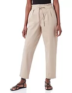 Majtki damskie - VERO MODA Vmevany Hr luźne stringi Ankl PNT Ga Noos Pants, silver mink, S / 31L - miniaturka - grafika 1