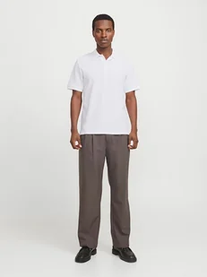 Jack & Jones Koszulka polo w kolorze białym - Koszulki męskie - miniaturka - grafika 1