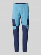 Spodnie sportowe męskie - Spodnie dresowe z elastycznym ściągaczem - miniaturka - grafika 1