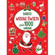 Pozostałe akcesoria świąteczne - Wilga Bardzo wesołe Święta ponad 1000 naklejek - miniaturka - grafika 1