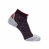 Skarpetki i podkolanówki sportowe - Skarpety Salomon Ultra Ankle Maverick / Racing Red - miniaturka - grafika 1