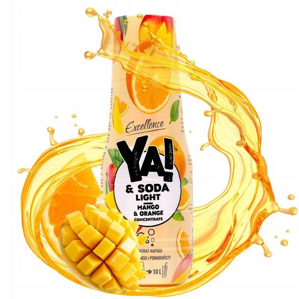 Excellence Ya! & Soda Light Koncentrat napoju o smaku mango i pomarańczy 500 ml