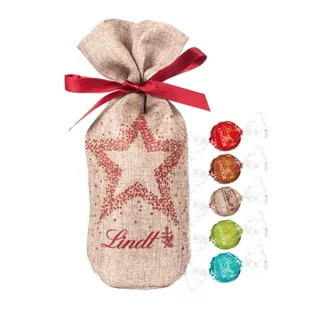 Praliny Lindt LINDOR w płóciennym woreczku - Inne słodycze - miniaturka - grafika 1
