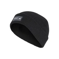 Czapki damskie - Czapka zimowa ADIDAS ESS BEANIE CUFF IT4633 – Czarny - miniaturka - grafika 1