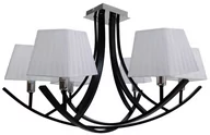 Lampy sufitowe - CANDELLUX Żyrandol VALENCIA 6 x 40W E14 Czarny (CAN-36-30993) - miniaturka - grafika 1