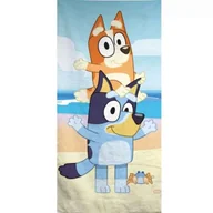 Ręczniki - RĘCZNIK BLUEY 70X140 BASEN KĄPIELOWY PLAŻOWY SZYBKOSCHNĄCY PIES BLUI BINGO - miniaturka - grafika 1