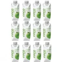 Cocoxim Naturalna woda kokosowa 100% Zgrzewka 12 x 330 ml - Napoje roślinne - miniaturka - grafika 1