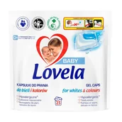 Środki do prania - Lovela Baby Hipoalergiczne kapsułki do prania do bieli i kolorów 460 g (23 prania) - miniaturka - grafika 1