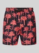 Kąpielówki męskie - Spodenki kąpielowe z elastycznym pasem model ‘TED’ - miniaturka - grafika 1