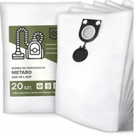 Worki do odkurzaczy - 20x Worek do Odkurzacza Metabo Asr 35 L Acp Syntetyczny Pojemny Mocny G9 - miniaturka - grafika 1