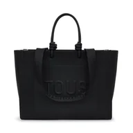 Torebki damskie - Torebka TOUS Shopper Xl. Amaya T La Rue New 2002025851 Czarny - miniaturka - grafika 1