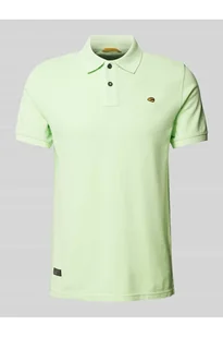 Koszulka polo z wyhaftowanym logo - camel active - Koszulki męskie - miniaturka - grafika 1