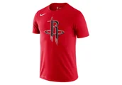 Koszulki męskie - Nike Nba Houston Rockets Logo Dri-Fit Tee University Red - miniaturka - grafika 1