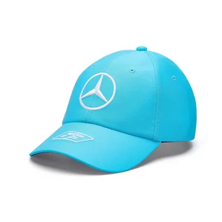 Czapki dla dzieci - Czapka baseballowa dziecięca blue Russell Team Mercedes AMG F1 2023 - grafika 1