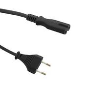 Kable komputerowe i do monitorów - Qoltec Kabel zasilający Kabel zasilający 2pin S0Z/ST2 1,4 m - 50547 - miniaturka - grafika 1