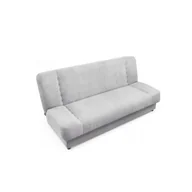Sofy i kanapy - Wersalka Rozkładana Sofa Z Funkcją Spania Dwuosobowa Sztruks Szara PIANO - miniaturka - grafika 1