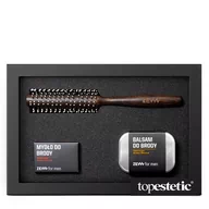 Mydła - Zew For Men Broda Na Sztorc ZESTAW Mydło do brody 85 ml + Balsam do brody 80 ml + Szczotka do modelowania 1 szt - miniaturka - grafika 1