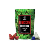 Herbata - Herbata zielona z hibiskusem Hibiscus Green Tea Blue Tea 30 piramidek - miniaturka - grafika 1