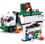 Klocki - Klocki Duża Śmieciarka Segregacja Śmieci Pojazd - miniaturka - grafika 1