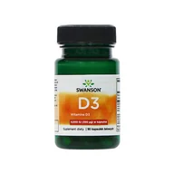 Witaminy i minerały dla sportowców - SWANSON Vitamin D3 4000IU - 90softgels - miniaturka - grafika 1