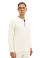 Koszulki męskie - TOM TAILOR Męski T-shirt z długim rękawem 1035551, 18592-Vintage, beżowy, XXL, 18592 – Vintage Beige, XXL - miniaturka - grafika 1