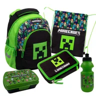 Zestawy szkolne - Zestaw Szkolny 5-Elementów Dla Chłopca Minecraft Steve Creeper Astra - miniaturka - grafika 1