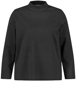 Swetry damskie - Samoon Sweter damski, czarny, 42 Duże Rozmiary - grafika 1