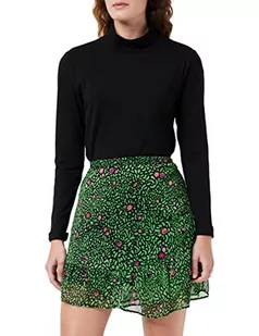 Bestseller A/S Damska spódnica VMCAROLINA KAS HW Mini WVN GA Minirock, czarna/aOP: Carolina, XS - Spódnice - miniaturka - grafika 1