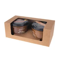 Miód - BeHarmony, zestaw miód do kawy i miód lipowy z orzechami, 2 x 230 g - miniaturka - grafika 1