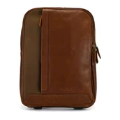 Plecaki - Męski plecaki Pierre Cardin YS12 28011 czarny + czerwony skóra naturalna - miniaturka - grafika 1