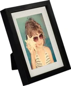 Ramki na zdjęcia - Ramka na zdjęcie 13x18 cm klasyczna stojąca/wisząca czarna - miniaturka - grafika 1