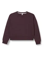 Bluzy damskie - Q/S by s.Oliver Damska bluza z długim rękawem, fioletowa, L, fioletowy, L - miniaturka - grafika 1