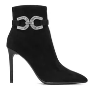 Botki damskie - Botki Eva Minge EO-ELENA-E327-20B-R019 Czarny - miniaturka - grafika 1