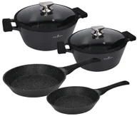 Zestawy garnków i patelni - Zestaw garnków i patelni 6 el. Zwieger Black Stone od 99 zł - miniaturka - grafika 1