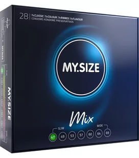 MY.SIZE Mix 47 28 pack - Prezerwatywy - miniaturka - grafika 1