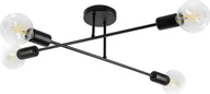 Lampy sufitowe - Lampa wisząca Orno SOLO 4P E27, lampa wisząca, max. 4x60W, czarna - miniaturka - grafika 1