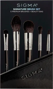 Sigma SIGNATURE BRUSH SET - Zestaw 5 pędzli + Kosmetyczka SIGSS5KO - Pędzle do makijażu - miniaturka - grafika 2