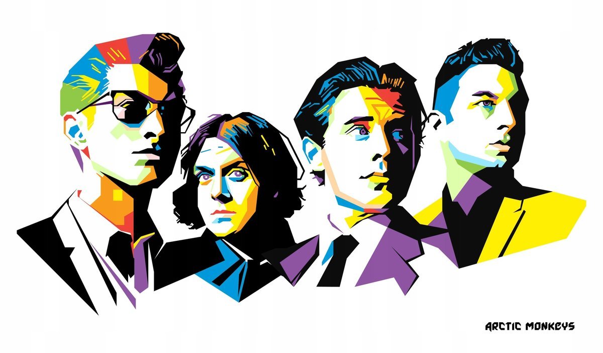 PODKŁADKA POD MYSZ Z Nadrukiem 22x18 cm Arctic Monkeys Zespół Tekst Prezent