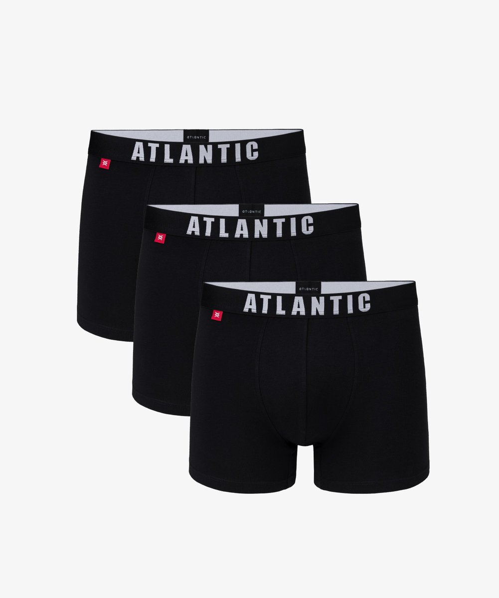 Atlantic, Bokserki męskie luźne, 3-Pack, rozmiar XXL