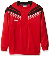 Bluzy męskie - JAKO męska bluza treningowa Pro, czerwony/czarny/biały, 140 - miniaturka - grafika 1