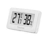 Zegary - Hama - Termometr pokojowy z miernikiem wilgotności 1xCR2025 biały - miniaturka - grafika 1