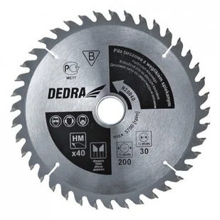 Dedra 185x24x20 H18524 - Tarcze do pił - miniaturka - grafika 1