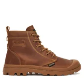 Botki damskie - Trapery Palladium Pampa Zip Lth Legacy 79502-257-M Brązowy - miniaturka - grafika 1