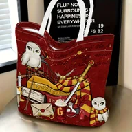 Torebki damskie - TEMU 1 szt. Torebka na ramię z motywem Harry Potter, Wielofunkcyjna, Torebka, Wieczorna Kopertówka, Niezbędna w Podróży, Wykwintne Wykonanie, - miniaturka - grafika 1